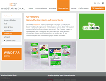 Tablet Screenshot of greendoc.de